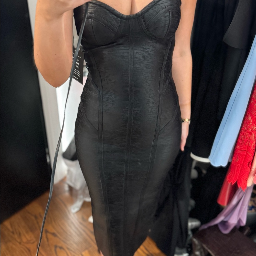 Retrofete Black Bodycon Dress